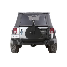 Rampage 07-18 Jeep Wrangler JK (Incl. Unlimited) Trailguard Rear Bumper - Black
