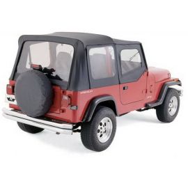 Rampage 1999-2019 Universal Tire Cover 27 Inch-29 Inch - Black Denim