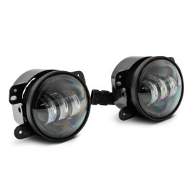 Raxiom 07-22 Jeep Wrangler JK/JL Axial Series Tri-Bar LED Fog Lights- White