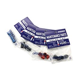 Rays Aluminum Air Valve Cap Set - Blue