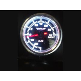 Манометр Boost TurboKits.com - Индикатор давления, вакуумный шланг, размеры 10 x 8 x 8 см, вес 5 кг.