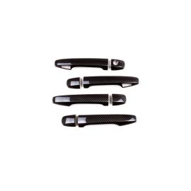 Revel GT Dry Carbon Door Handle Covers (FL/FR/RL/RR) 15-18 Subaru WRX/STI - 8 Pieces