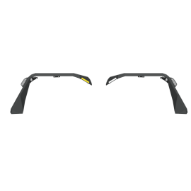 Road Armor 18-20 Jeep Wrangler JL Stealth Front Fender Flare w/Switchback LED DRL - Tex Blk