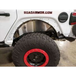Road Armor 18-20 Jeep Wrangler JL Stealth Rear Fender Liner Body Armor - Raw