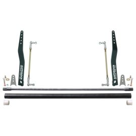 RockJock Antirock Sway Bar Kit Universal 45in Bar 20in Bent Steel Arms