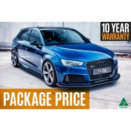 FLOW Designs RS3 8V Sportback Full Lip Splitter Set