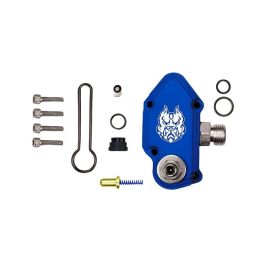 Sinister Diesel 03-07 Ford Powerstroke 6.0L Blue Spring Kit with Adjustable Billet Spring Housing