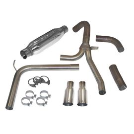 SLP 1998-2002 Chevrolet Camaro LS1 LoudMouth II Cat-Back Exhaust System w/ 3.5in Slash Cut Tips
