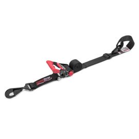 SpeedStrap 1 1/2In X 6Ft Ratchet Tie-Down w/ Soft-Tie - Black