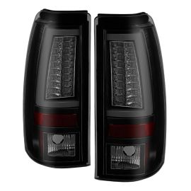 Spyder 03-06 Chevy Silverado (Does Not Fit Stepside) Version 2 LED Tail Lights - Black Smoke