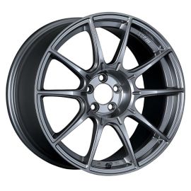 SSR GTX01 17x9 5x114.3 38mm Offset Dark Silver Wheel