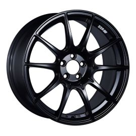 SSR GTX01 18x8.5 5x100 44mm Offset Flat Black Wheel 02-05 WRX