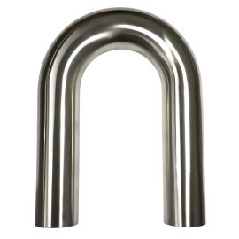 Stainless Bros 2.0in Diameter 1.5D / 3in CLR 180 Degree Bend 6in Leg / 6in Leg Mandrel Bend
