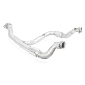 Stainless Works 15-18 F-150 3.5L Downpipe 3in High-Flow Cats Y-Pipe Factory Connection