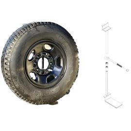 Titan Fuel Tanks Spare Tire Mount for Truck Beds (Includes Brackets and Hardward for Installation)