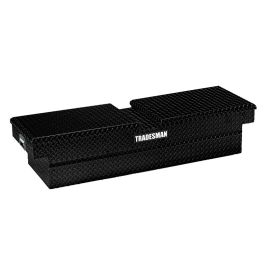 Tradesman Aluminum Economy Cross Bed Truck Tool Box (70in./Side Opening) - Black