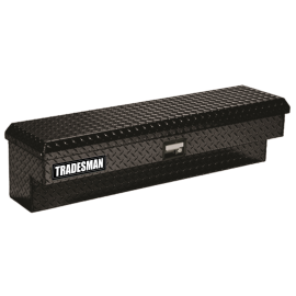 Tradesman Aluminum Side Bin Truck Tool Box (48in.) - Black