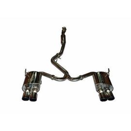 Turbo XS Quad Tip Catback Exhaust - Sedan