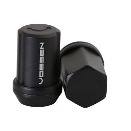 Vossen 35mm Lug Nut - 14x1.5 - 19mm Hex - Cone Seat - Black (Set of 20)