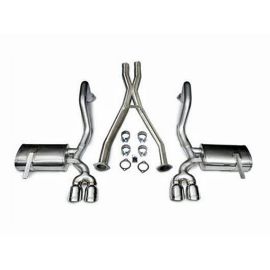 Corsa Performance Dual Rear Exit Cat-Back with Twin 3.5 Inch Tips - Xtreme Sound Level