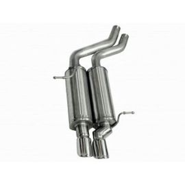 Corsa Performance Single Rear Exit Cat-Back with Twin 3.0 Inch Tips - Sport Sound Level
