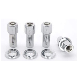 Weld Open End Lug Nuts w/ Centered Washers 1/2in. RH - 4pk.