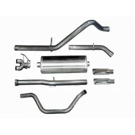 Corsa Performance Выходной Глушитель с Двойным Задним Выходом и 4.0 Дюймовыми Носиками - Спортивный Звук для Chevrolet Silverado 1500 6.2L V8