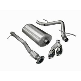 Corsa Performance Catback выхлоп с двойным 4.0 дюймовым выпуском, спортивный звук уровень, для GMC Sierra, Chevrolet Silverado 6.2L V8.