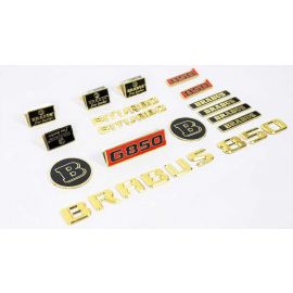 Brabus 850 Golden Badges Stickers Emblems Logo Set for Mercedes-Benz W463 G-Class buy in USA
