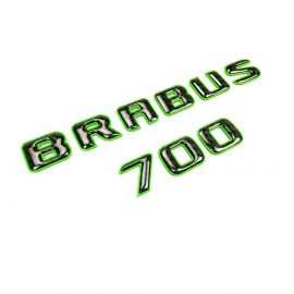 Green Brabus 700 Emblem Logo with Carbon Fiber Metal Compartment for Mercedes-Benz W463A/W464 G-Class buy in USA