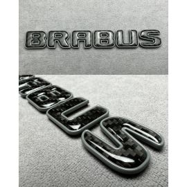 Nardo Grey Brabus Tail emblem Metal and Carbon for Mercedes-Benz G Class W464 W463a W463 buy in USA