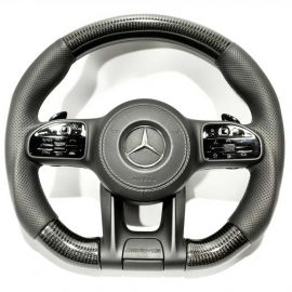 Mercedes-Benz W222/W213/W463A GT AMG Style G&S Steering Wheel (Carbon Leather) buy in USA