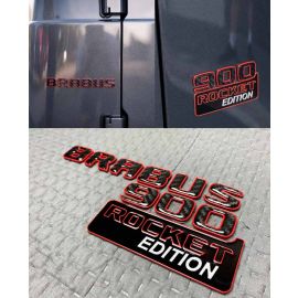 Brabus 900 Rocket Edition carbon rear emblem set for Mercedes Benz G Class buy in USA