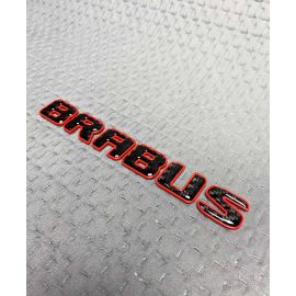 Rear Brabus badge made of carbon fibre in Rocket style buy in USA