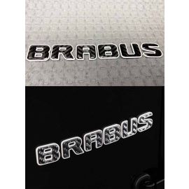 Rear badge Brabus carbon letters with white trim buy in USA