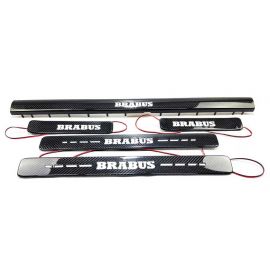 Carbon Fiber LED Illuminated Brabus Door Sills for Mercedes-Benz G-Class buy in USA