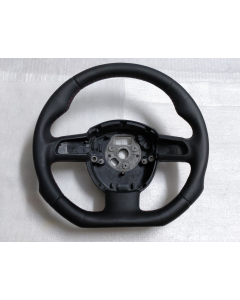 AUDI A3 8P Q5 STEERING WHEEL CUSTOM FLAT BOTTOM LEATHER 3-SPOKE 8P0419091 buy in USA