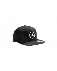 Mercedes-Benz Kollektion Flat Brim Cap, schwarz buy in USA