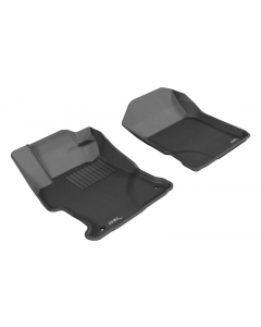 3D MAXpider 2012-2013 Honda Civic Kagu 1st Row Floormat - Black buy in USA