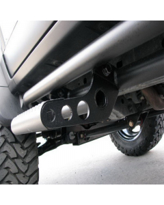 N-Fab RKR Rails 97-06 Jeep Wrangler TJ/BJ 2 Door All - Tex. Black - 1.75in - w/ Detachable Steps buy in USA