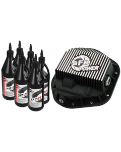 aFe Power Front Diff Cover w/ 75W-90 Gear Oil 5/94-12 Ford Diesel Trucks V8 7.3/6.0/6.4/6.7L (td) buy in USA