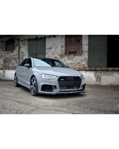 Maxton Design Audi RS3 Facelift Sedan Front Splitter Lip V2 buy in USA