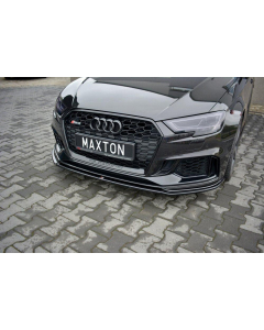 Maxton Design Audi RS3 Facelift Sportback Front Splitter Lip V2 buy in USA