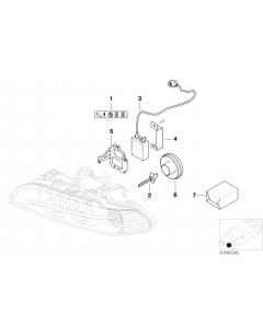 Genuine Xenon Light Support Control Unit 63 12 6 907 422 buy in USA