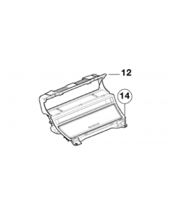 Genuine Switch Centre Instrument Panel 51 16 7 001 409 buy in USA