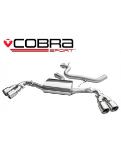 Cobra Sport Cat Back Exhaust for Audi TT MK2 1.8 / 2.0 TFSi 2007-2011 2WD (AU29) buy in USA