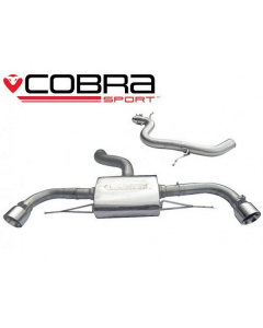 Cobra Sport Cat Back Exhaust for Audi TT MK2 1.8 / 2.0 TFSi 2011-2014 2WD (AU36) buy in USA