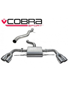 Cobra Sport Cat Back Exhaust for Audi TTS MK2 Quatto 2008-2014, Non Resonated (AU33) buy in USA