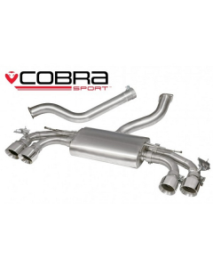 Cobra Sport Cat Back Exhaust for Audi TTS MK3 2.0 TFSi Quattro 2015+, Valve Control, Non Resonated (AU76) buy in USA