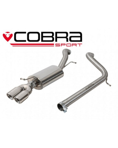 Cobra Sport Cat-Back Exhaust for Audi A1 1.4 TFSi 150PS Non Resonated (AU89) buy in USA